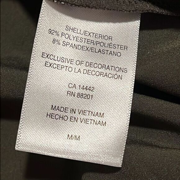 Mondetta‎ High Waisted Stretch Woven Olive Green Womens Size M NWT - Picture 9 of 10